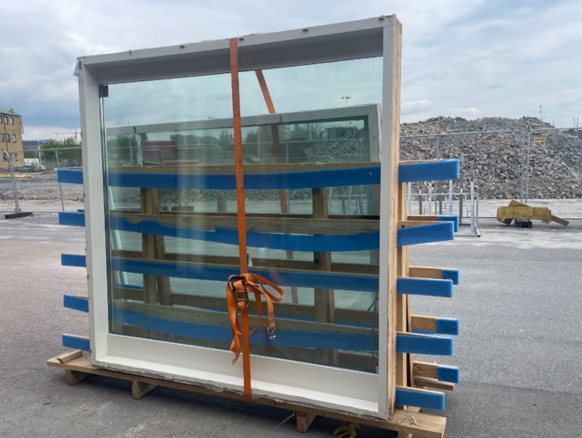 Large insulating glass window 2235*2235 mm - PS Auction - We value the ...