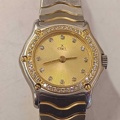 1130820-3 Ladies' EBEL 24K Electroplated trim / Stainless steel and earrings