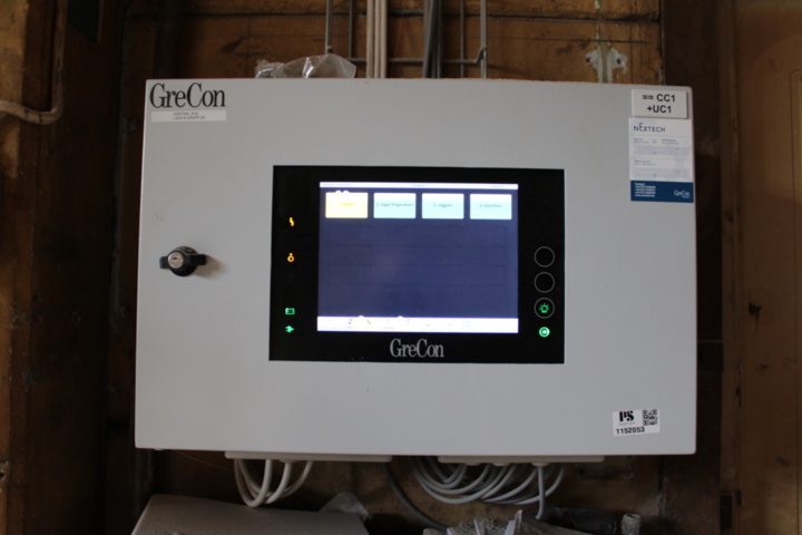 1152053-1 Fire protection system Grecon with 8 spark detectors