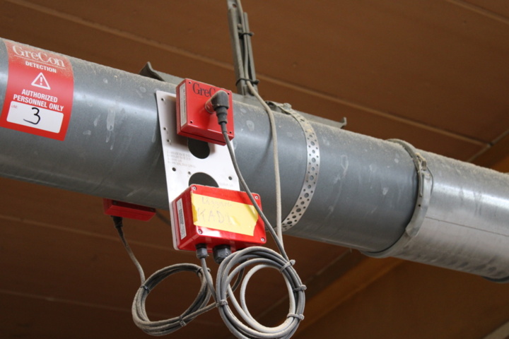 1152053-3 Fire protection system Grecon with 8 spark detectors