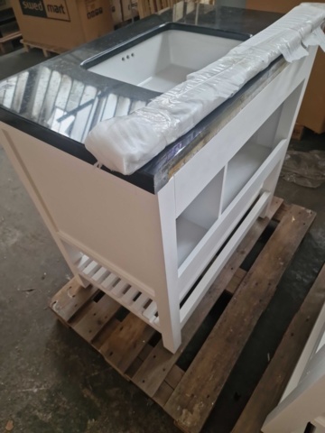 1208569-4 Mindy kommod och handfat 90 cm demoex vit