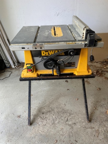 1210362-1 Saw table Dewalt DW744-QS incl. stand