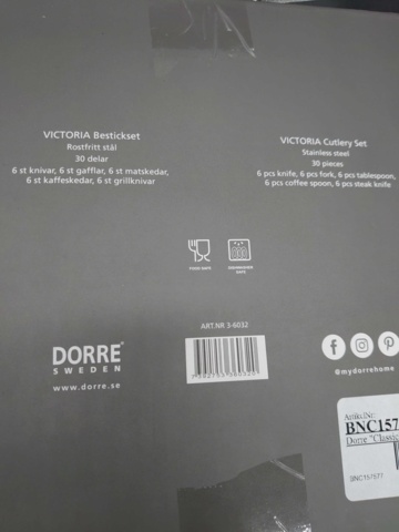 1210370-4 2 Dorre cutlery sets - Shipping included