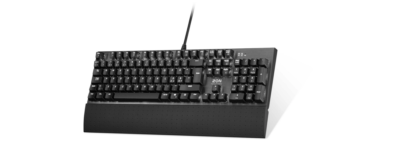 1200172-4 Gaming keyboard ZON - Home of Victory keyboard1 black