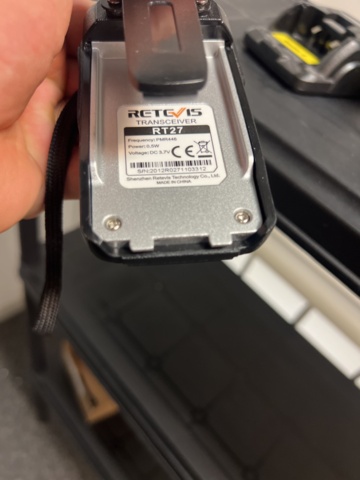 1178652-3 Walkie talkies 5 pcs - Retevis RT27