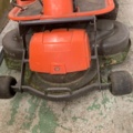 1137496-5 Husqvarna R13C riding mower with trailer