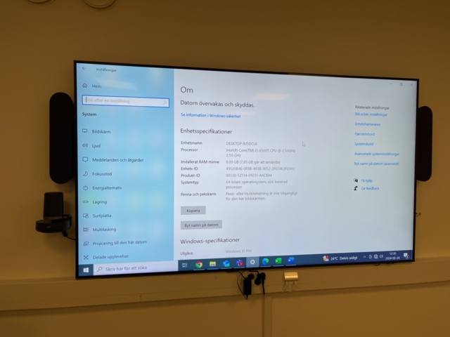 1132156-14 Smart-TV 85" 4K & konferensutrustning