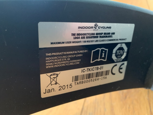 1211053-5 Motionscykel ICG Indoor Bike Tomahawk IC7