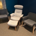 1177755-1 Armchair Conform with stool, 2 visitor chairs ikea