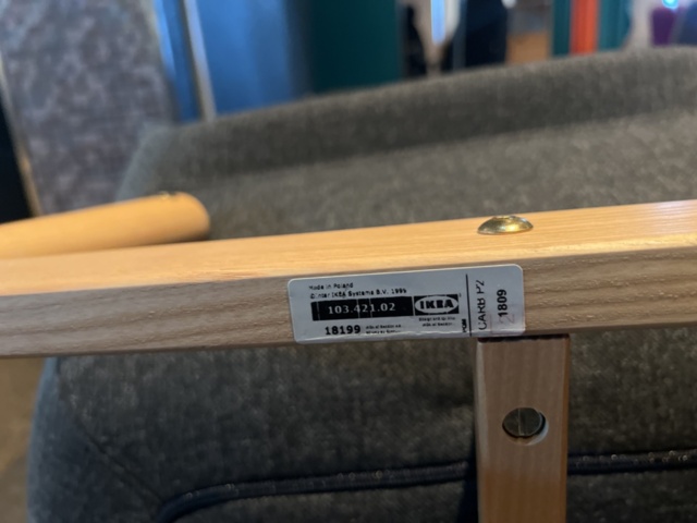 1177755-5 Armchair Conform with stool, 2 visitor chairs ikea