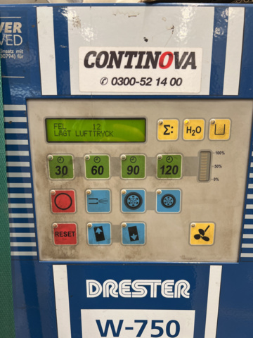 1208655-50 Wheel washing system Drester W-750 including 2 trolleys