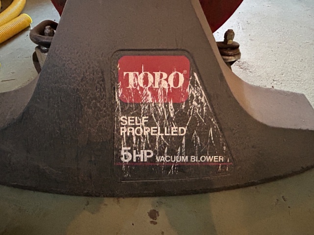1144567-5 Leaf blower Toro 5HP Vacuum Blower