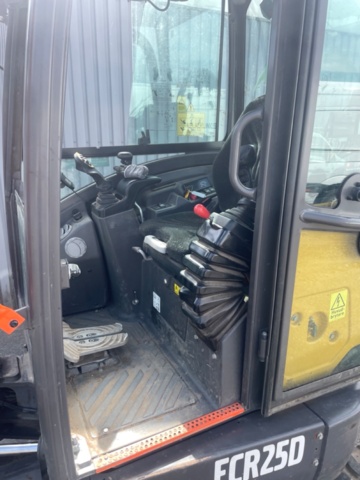 1151118-7 Excavator Volvo ECR25D, Rototilt (1109h) -2022