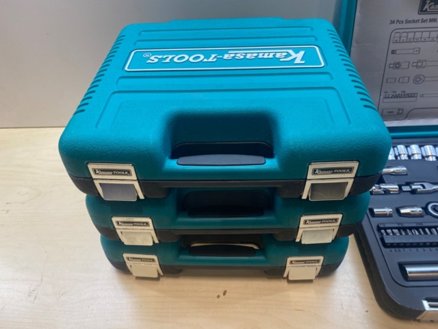 1211303-4 4 Socket set Kamasa Tools 3/8