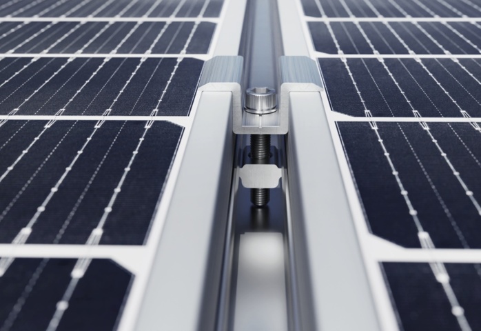 1212323-10 Carport for 2 cars with solar panels 6.6 kW Fullblack