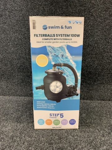 1212539-2 Filter ball system Swim & Fun 100W