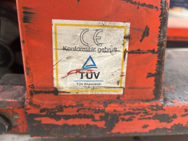 1178716-3 High-lift pallet truck TUV Rheinland