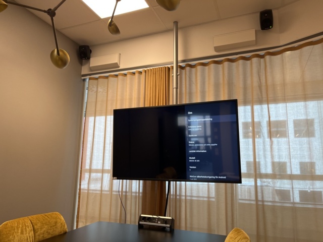 1132194-1 Smart TV 55”, Sony &amp; speakers x2 Genelec