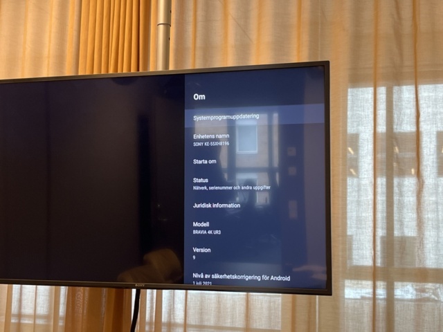 1132194-3 Smart TV 55”, Sony &amp; speakers x2 Genelec