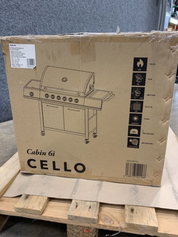 1212558-3 Gas grill Cello Cabin 6I