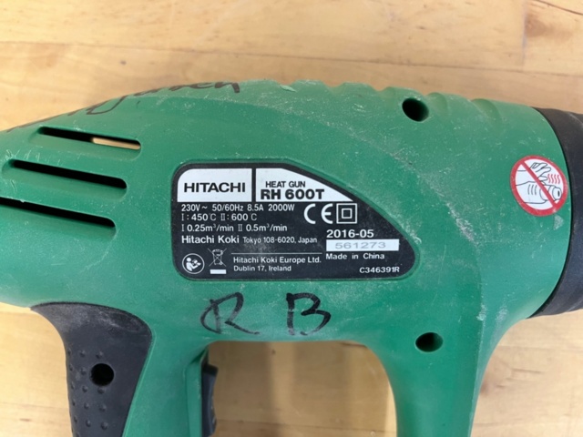 1140492-5 Hitachi heat gun with accessories