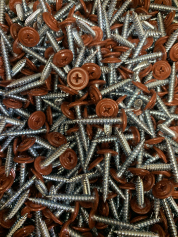1212898-2 Approx. 5000 pcs Mounting screw 4.2x25 mm red, Heco Nordiska