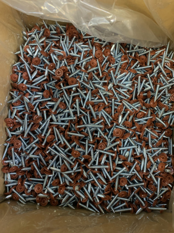 1212898-4 Approx. 5000 pcs Mounting screw 4.2x25 mm red, Heco Nordiska