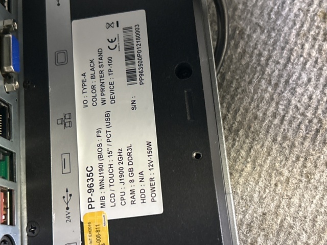 1192696-5 FEC cash register system