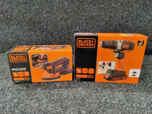 1213198-1 Multislip Black & Decker BDCDS18N-XJ Mouse 18V & Screwdriver Black & Decker BCD001C1-QW 18V