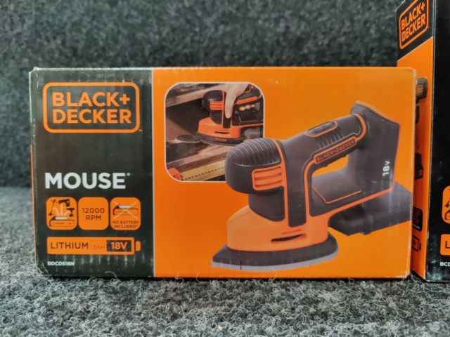 1213198-2 Multislip Black & Decker BDCDS18N-XJ Mouse 18V & Screwdriver Black & Decker BCD001C1-QW 18V