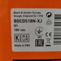 1213198-4 Multislip Black & Decker BDCDS18N-XJ Mouse 18V & Screwdriver Black & Decker BCD001C1-QW 18V