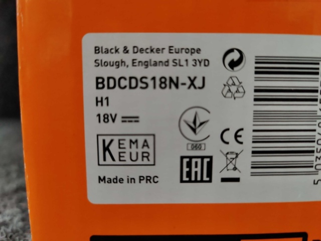 1213198-4 Multislip Black & Decker BDCDS18N-XJ Mouse 18V & Screwdriver Black & Decker BCD001C1-QW 18V