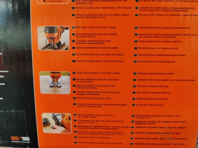 1213182-3 Sticksåg Black & Decker BDCJS18N-XJ 18V