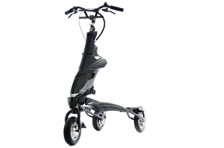 1213339-7 Trikke, helelektriskt fordon/skoter, ny, svart