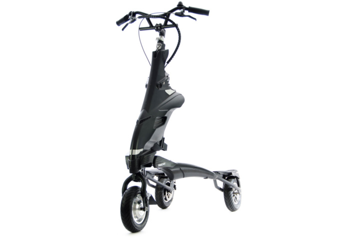 1213339-8 Trikke, helelektriskt fordon/skoter, ny, svart
