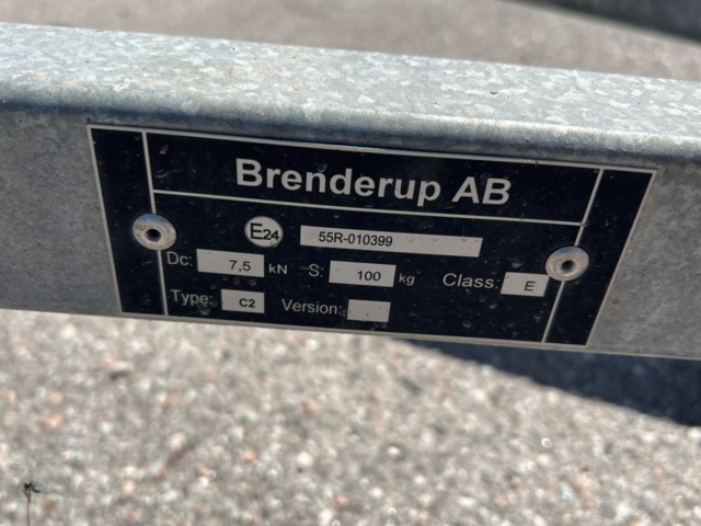 1192699-26 Brenderup trailer L0750 with cover