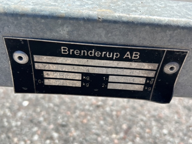 1192699-27 Brenderup trailer L0750 with cover