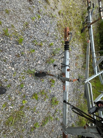 1134582-14 Quicksilver 410 boat with Fågelsta barge.