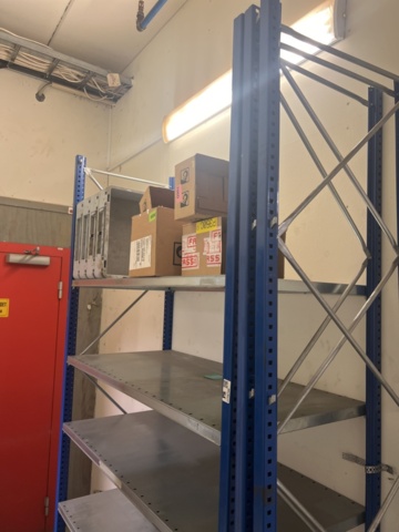 1178790-3 Sheet metal shelf for disassembly and 1 trolley