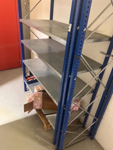 1178790-4 Sheet metal shelf for disassembly and 1 trolley
