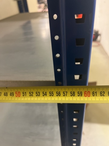 1178790-6 Sheet metal shelf for disassembly and 1 trolley