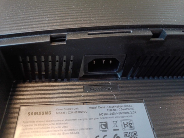 1130783-7 Computer monitor Samsung C34H890WJU