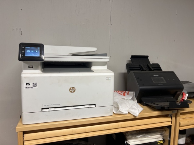 1178830-1 2 printers, laminating machine & table scanner