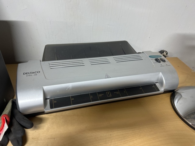 1178830-4 2 printers, laminating machine & table scanner