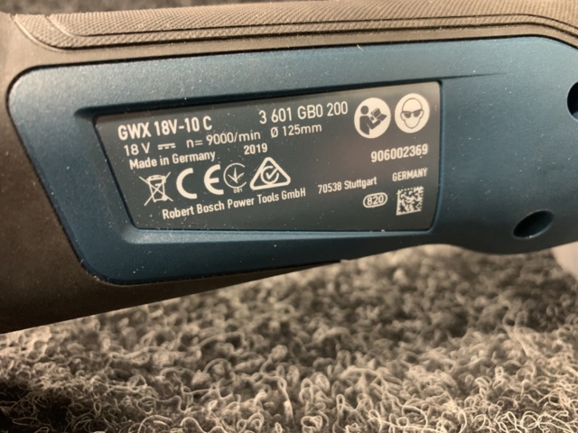 1183469-5 Angle grinder Bosch GWX 18V-10C