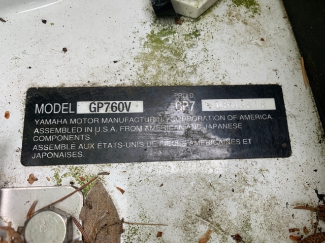 1134583-28 Yamaha GP760 WaveRunner vattenskoter