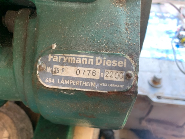 1134643-6 Diesel engine 2-cyl Farymann