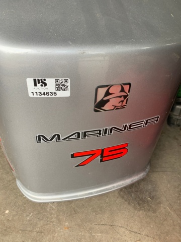 1134635-4 Boat engine Mariner 75hp 4-stroke