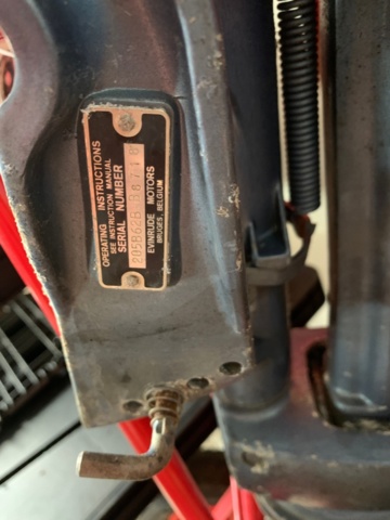 1134631-7 Boat engine Evinrude 20hp