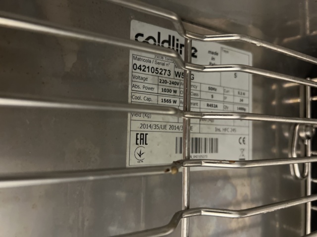 982773-4 Blast chiller Coldline W5UG